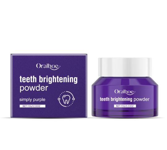 BrightGuard™ Purple Tooth Powder — Natural Whitening & Gum Care
