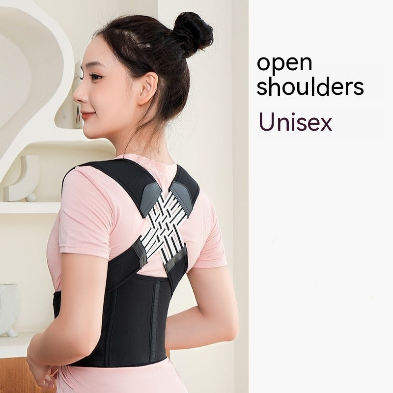 Unisex Posture Corrector Back Brace — Adjustable Support for All-Day Comfort