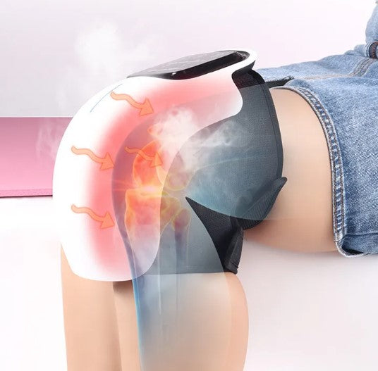 Electric Relaxing Knee Massager — Heat & Vibration Relief for Tired, Aching Knees