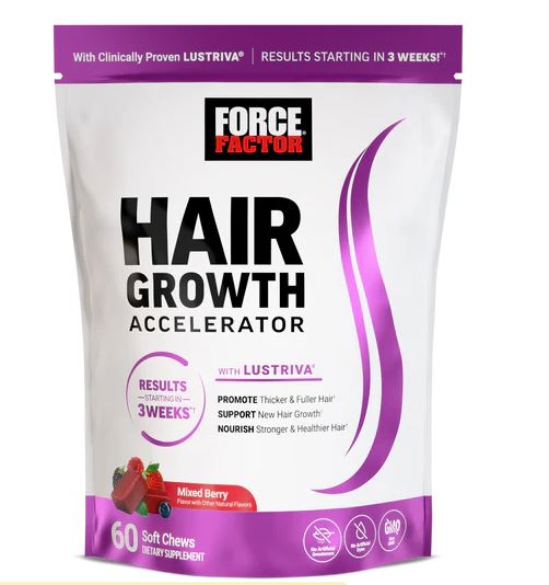 Hair Growth Accelerator Chews — Vitamin D Gummies for Stronger Hair