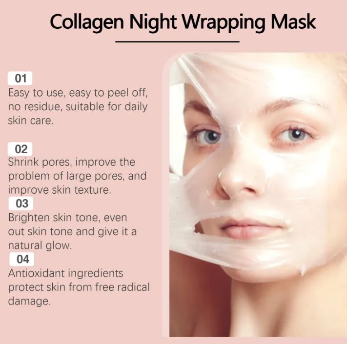 Hydrating Collagen Peel-Off Mask — Peel Away Dullness, Reveal Glowing Skin
